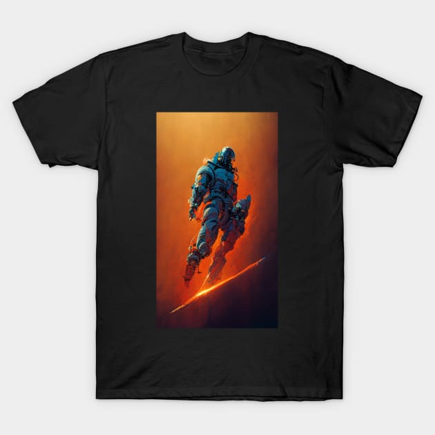 Neon Bot T-Shirt by JoshWhiteArt